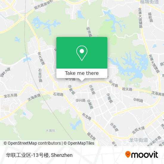 华联工业区-13号楼 map