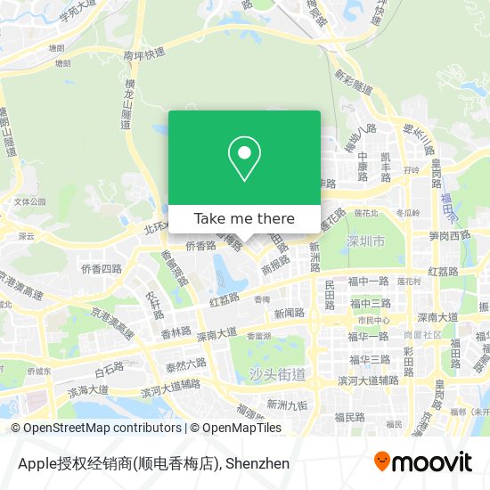 Apple授权经销商(顺电香梅店) map