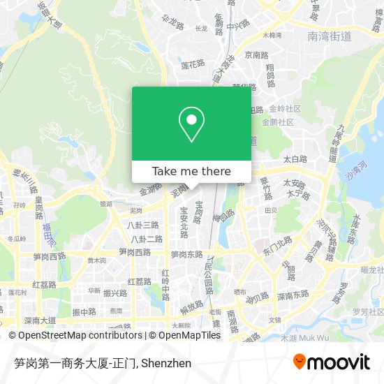 笋岗第一商务大厦-正门 map
