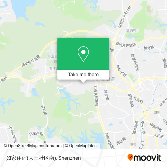 如家住宿(大三社区南) map