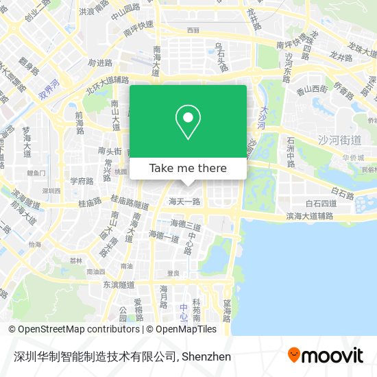 深圳华制智能制造技术有限公司 map