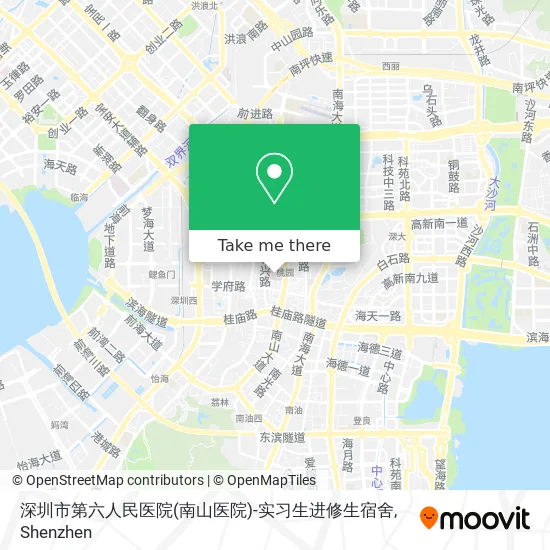 深圳市第六人民医院(南山医院)-实习生进修生宿舍 map
