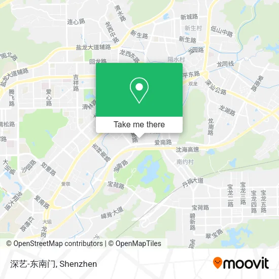 深艺-东南门 map