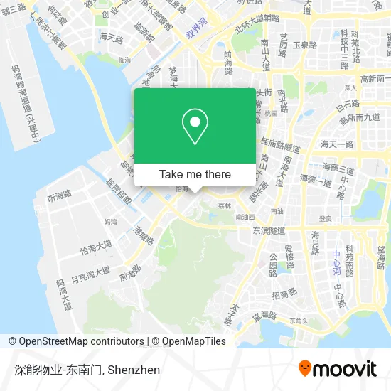 深能物业-东南门 map