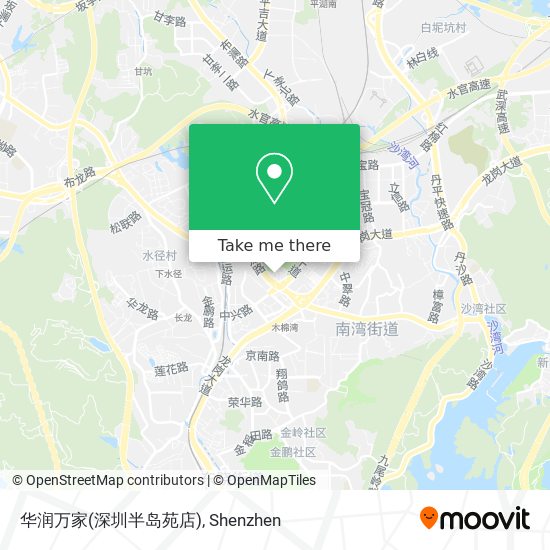 华润万家(深圳半岛苑店) map
