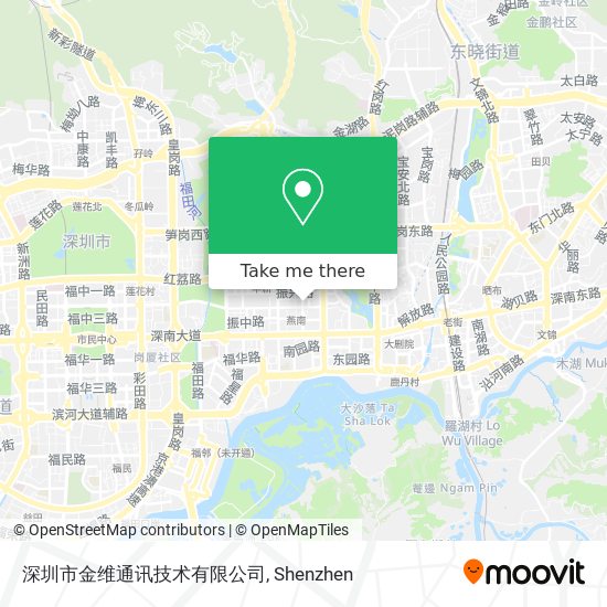 深圳市金维通讯技术有限公司 map