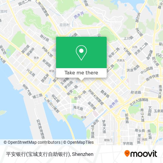 平安银行(宝城支行自助银行) map