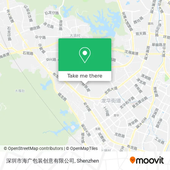 深圳市海广包装创意有限公司 map