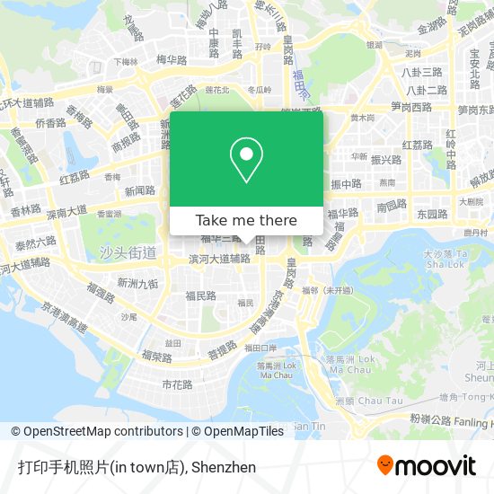 打印手机照片(in town店) map