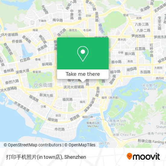 打印手机照片(in town店) map