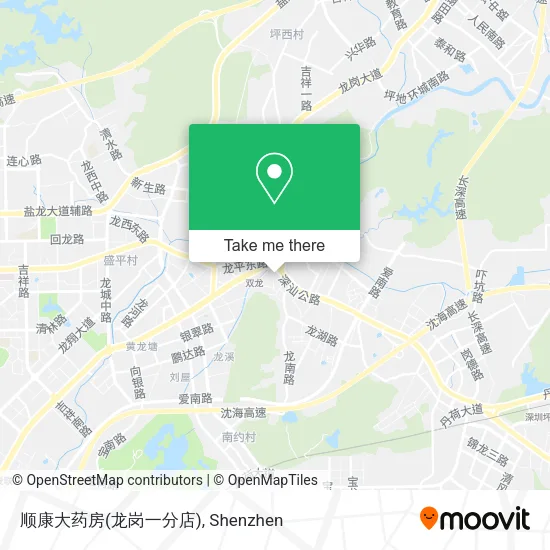 顺康大药房(龙岗一分店) map