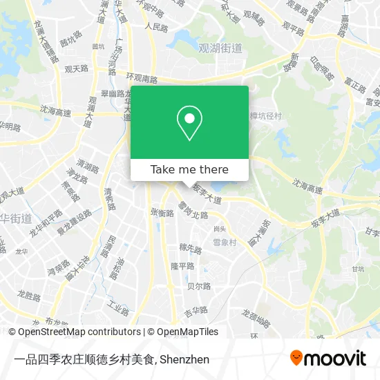 一品四季农庄顺德乡村美食 map
