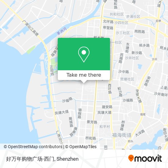 好万年购物广场-西门 map