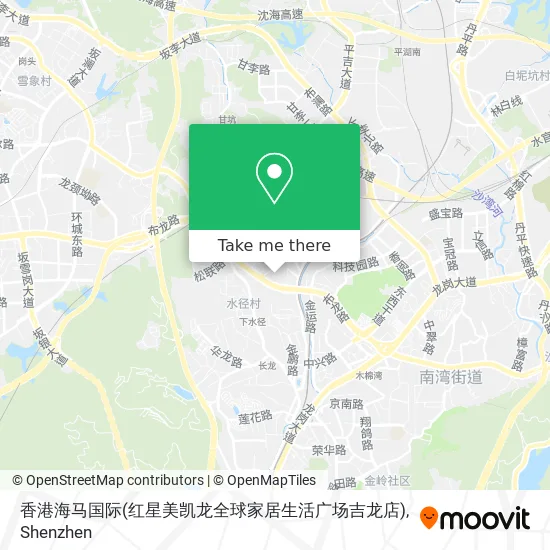 香港海马国际(红星美凯龙全球家居生活广场吉龙店) map