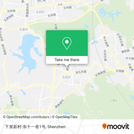 下屋新村-东十一巷1号 map