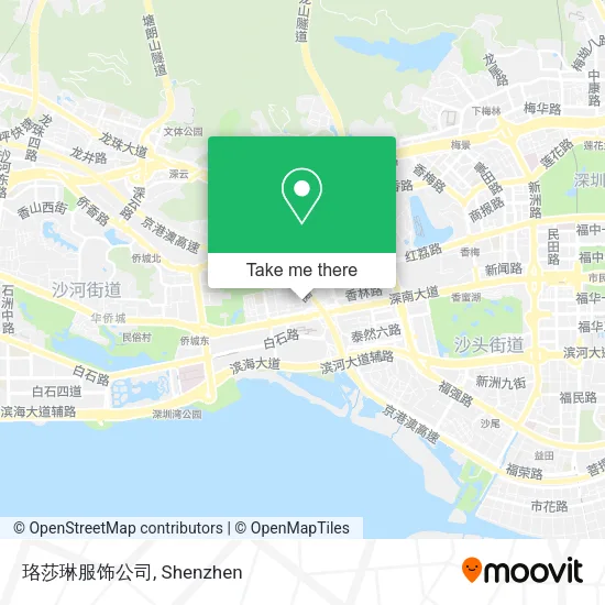 珞莎琳服饰公司 map