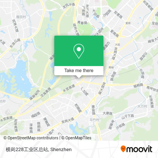 横岗228工业区总站 map