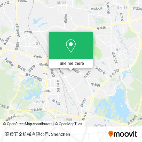 高质五金机械有限公司 map