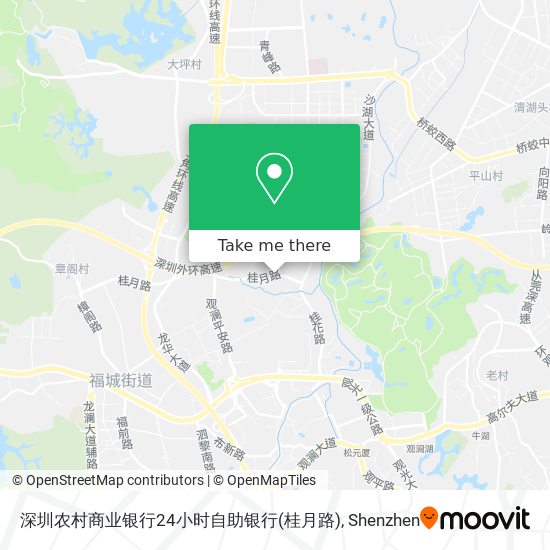 深圳农村商业银行24小时自助银行(桂月路) map