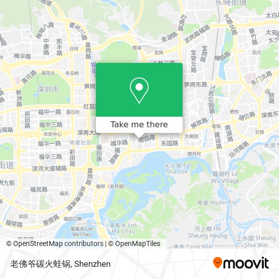 老佛爷碳火蛙锅 map