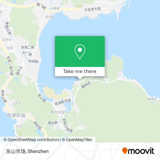 东山市场 map