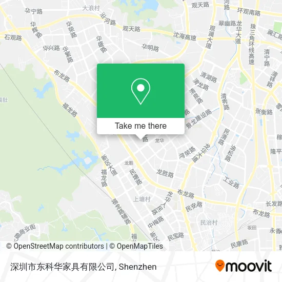深圳市东科华家具有限公司 map
