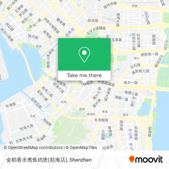 金稻香水煮鱼鸡煲(前海店) map