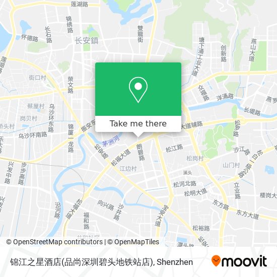 锦江之星酒店(品尚深圳碧头地铁站店) map