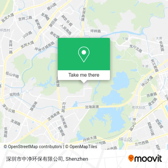 深圳市中净环保有限公司 map