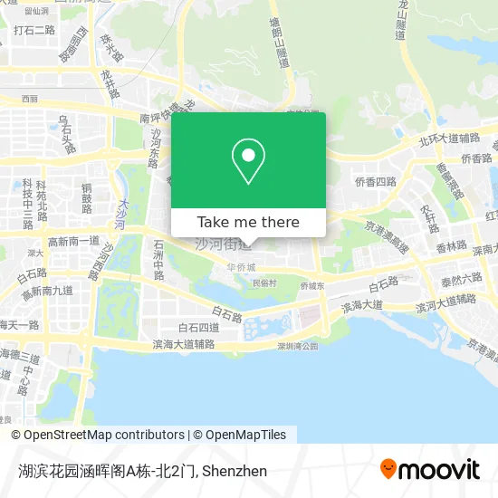 湖滨花园涵晖阁A栋-北2门 map