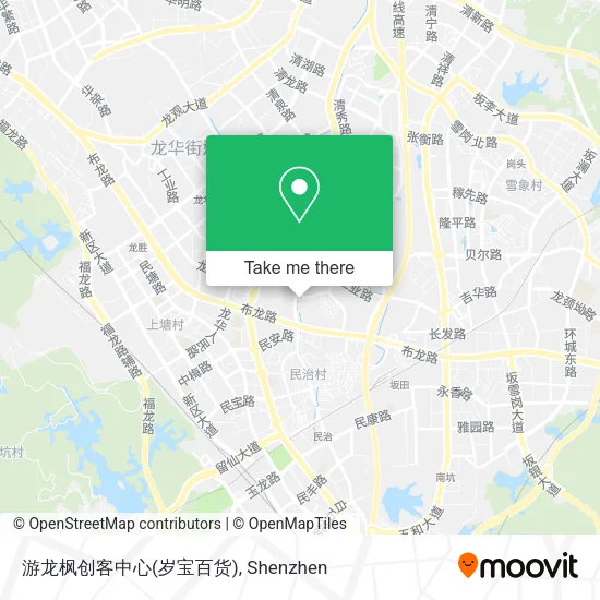 游龙枫创客中心(岁宝百货) map