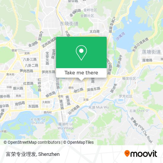 富荣专业理发 map