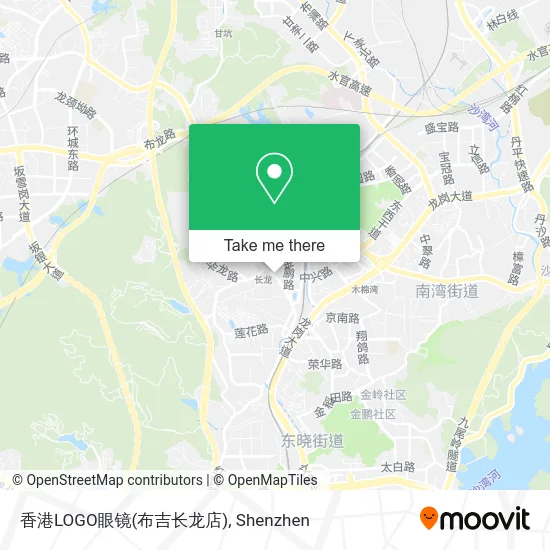 香港LOGO眼镜(布吉长龙店) map