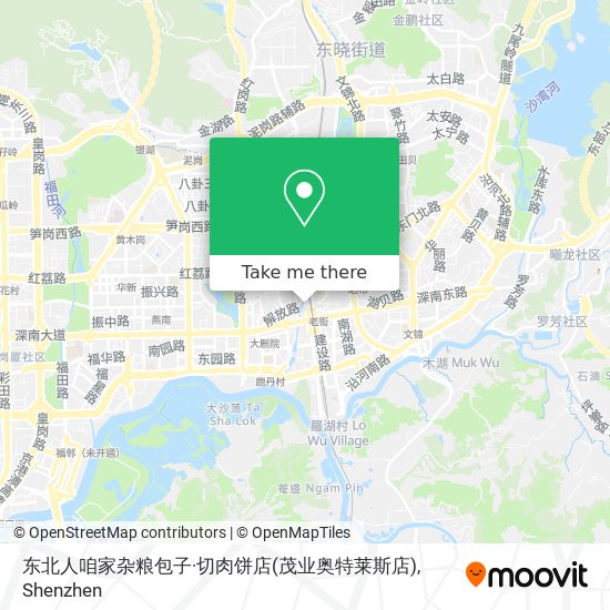 东北人咱家杂粮包子·切肉饼店(茂业奥特莱斯店) map