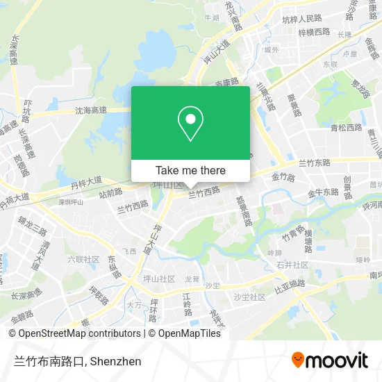 兰竹布南路口 map