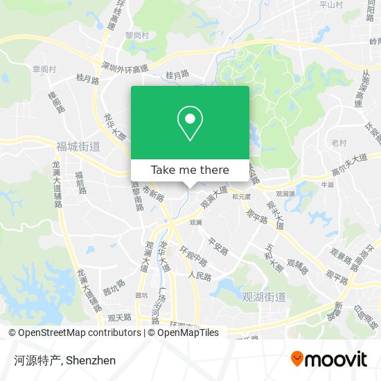 河源特产 map