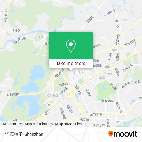河源粽子 map