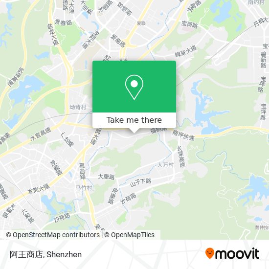 阿王商店 map
