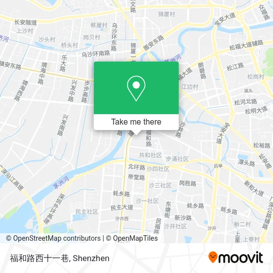 福和路西十一巷 map