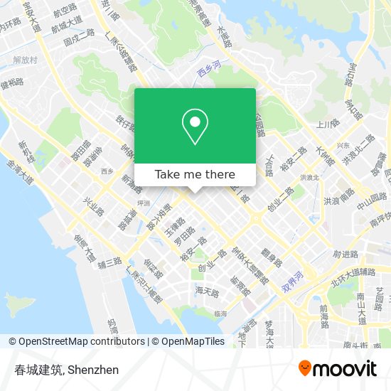 春城建筑 map