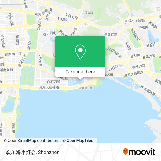 欢乐海岸灯会 map