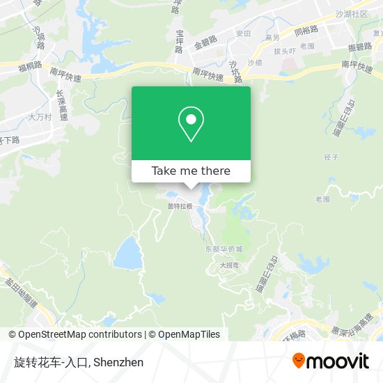 旋转花车-入口 map