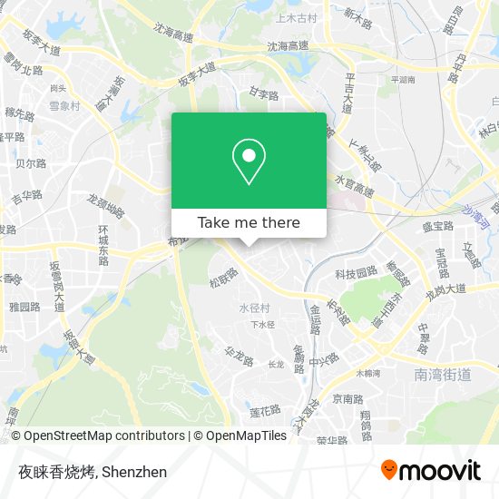 夜睐香烧烤 map