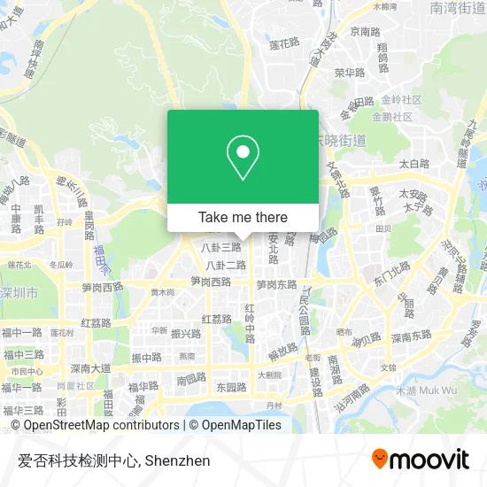 爱否科技检测中心 map