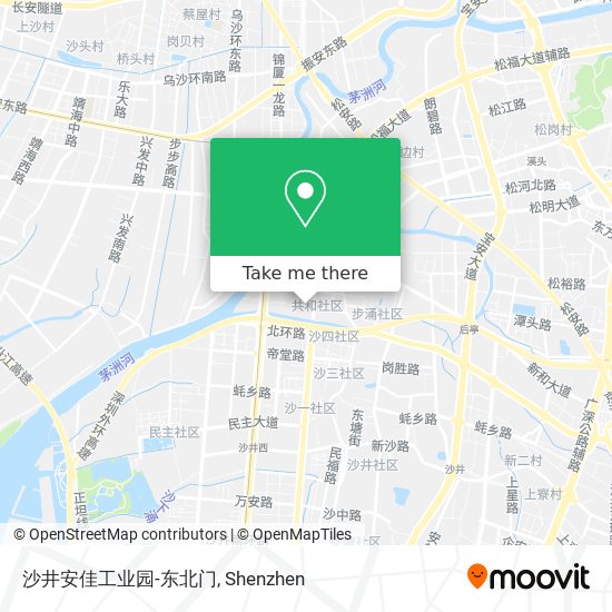 沙井安佳工业园-东北门 map