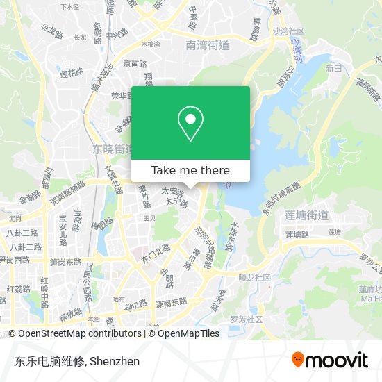 东乐电脑维修 map