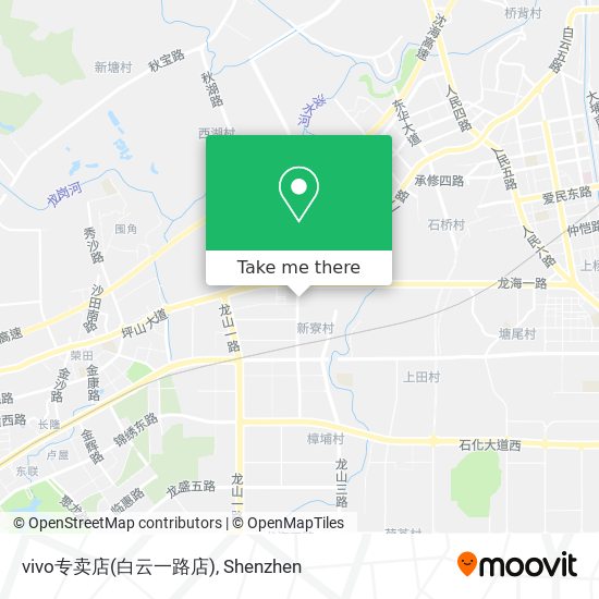 vivo专卖店(白云一路店) map