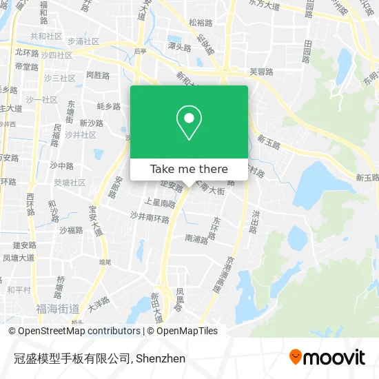 冠盛模型手板有限公司 map