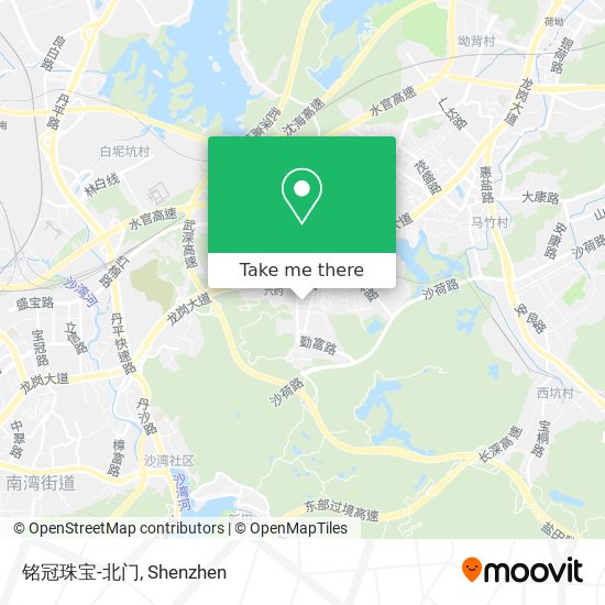 铭冠珠宝-北门 map