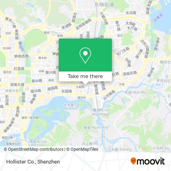 Hollister Co. map